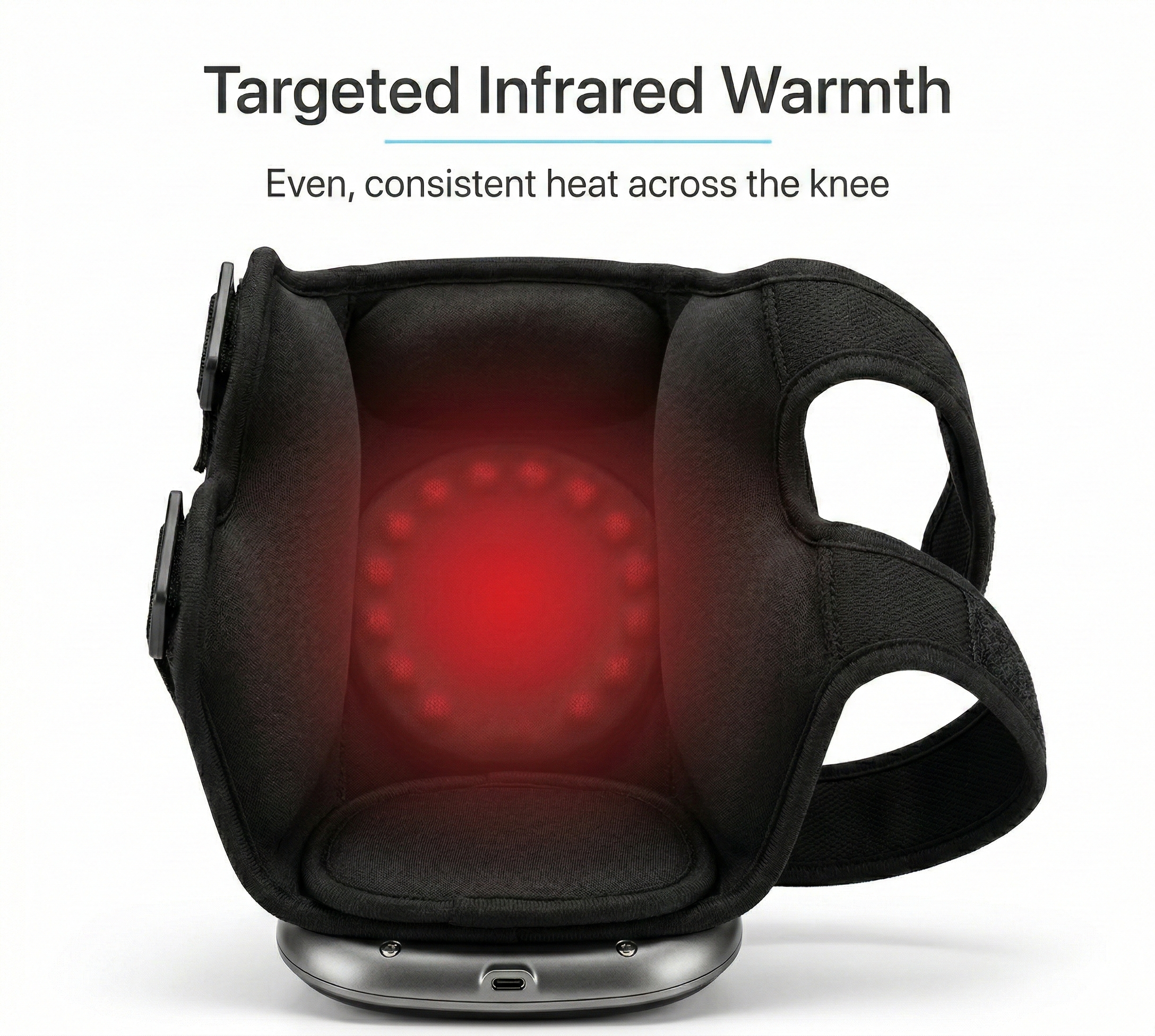 Heated Knee Massager | Recovery Harbor