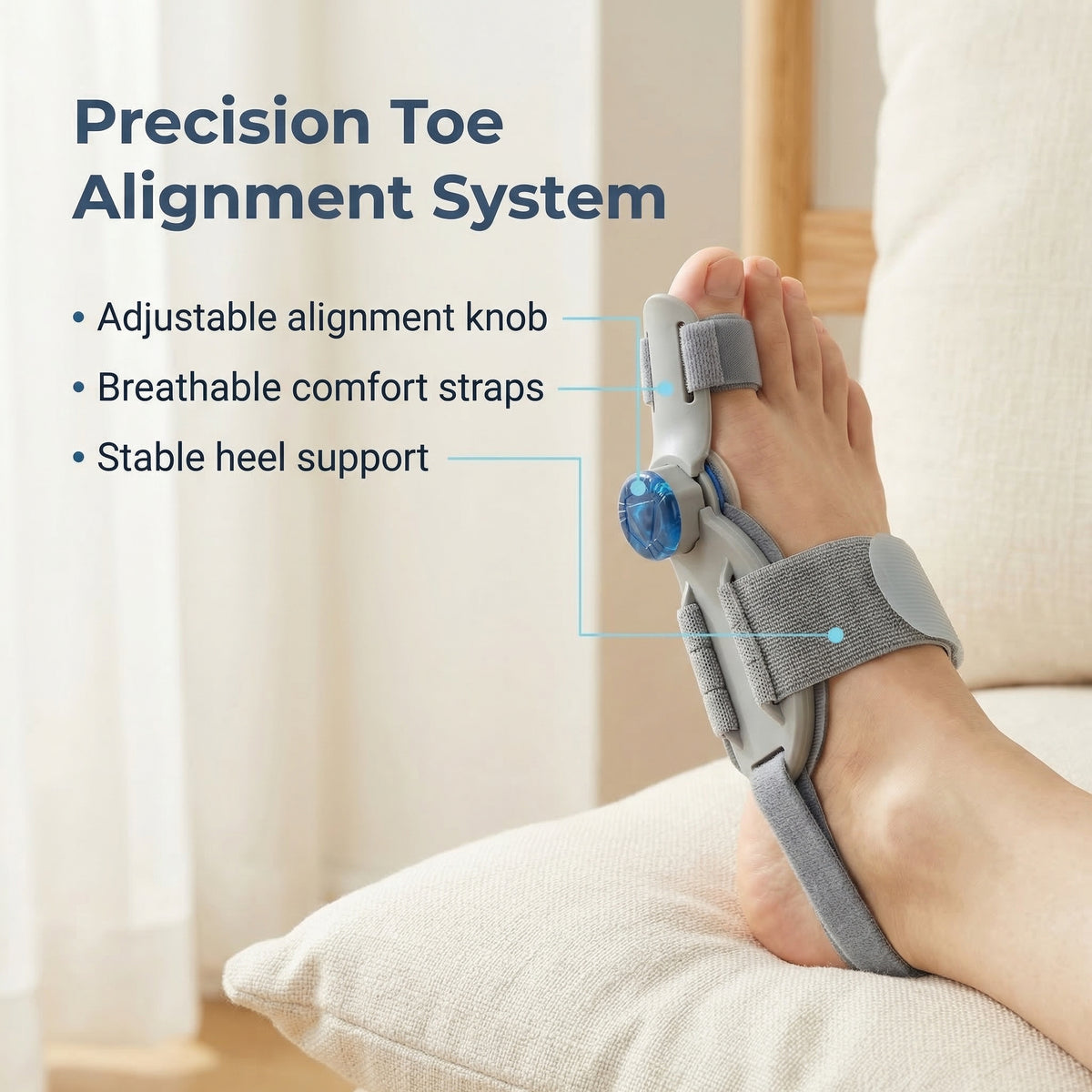 Recovery Harbor Bunion Corrector – Adjustable Toe Alignment