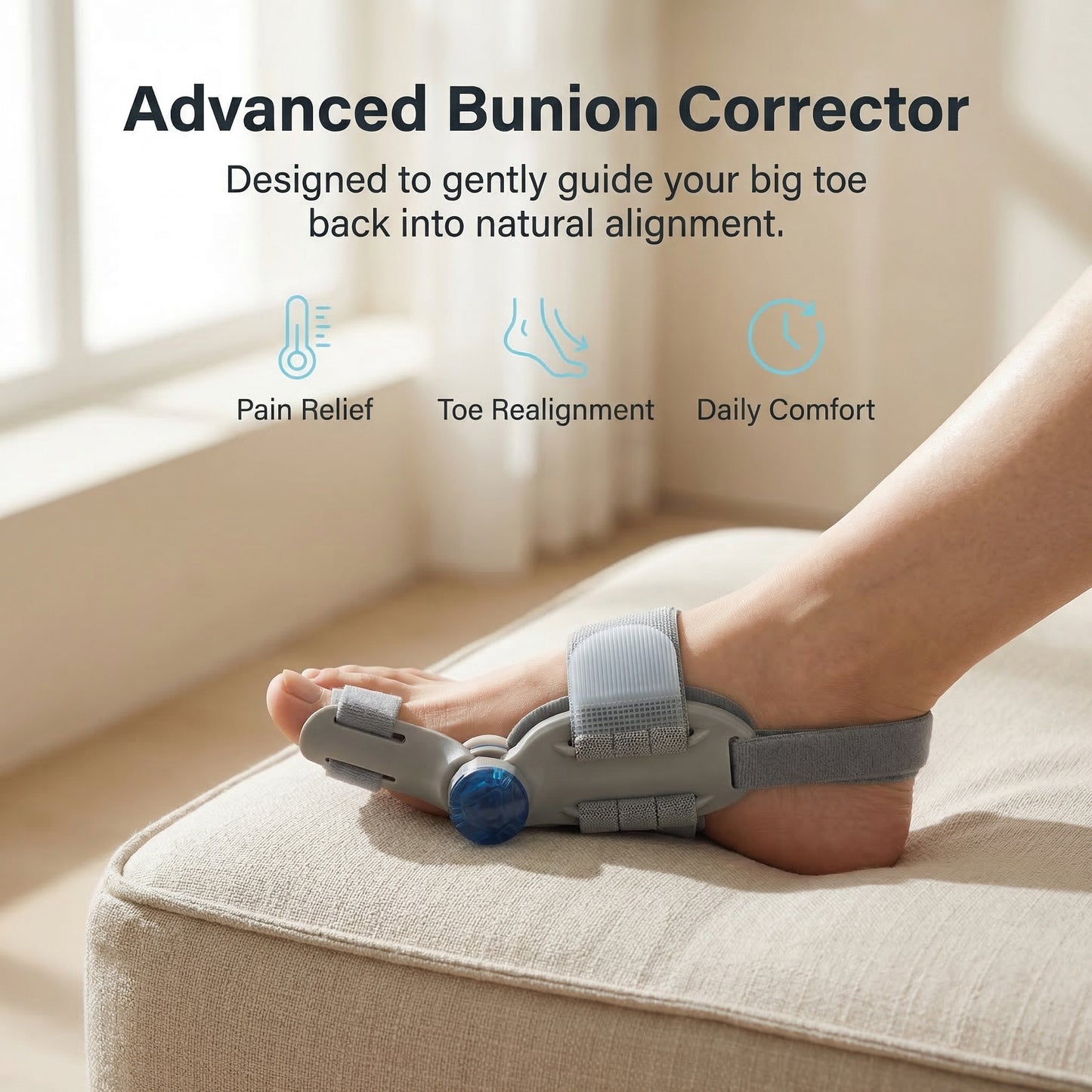 Recovery Harbor Bunion Corrector – Adjustable Toe Alignment